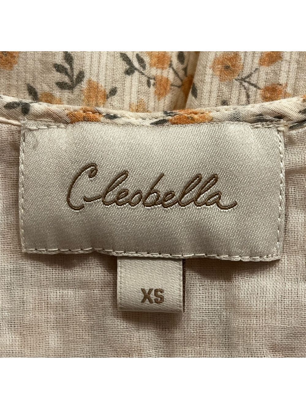 Cleobella Sadie Floral Plunge Mini Dress Sz-XS - Picture 8 of 10